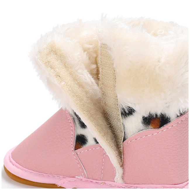 Cizmulite roz pentru fetite - Animal print LIC-406-3-p33