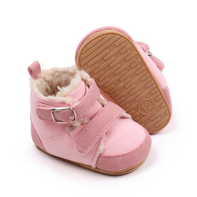 Ghetute imblanite roz - fur (marime disponibila: 3-6 luni (marimea 18 incaltaminte)) mbbmb3120-2-p30.3-6 luni (marimea 18 incaltaminte)