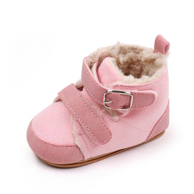 Ghetute imblanite roz - fur (marime disponibila: 3-6 luni (marimea 18 incaltaminte)) mbbmb3120-2-p30.3-6 luni (marimea 18 incaltaminte)