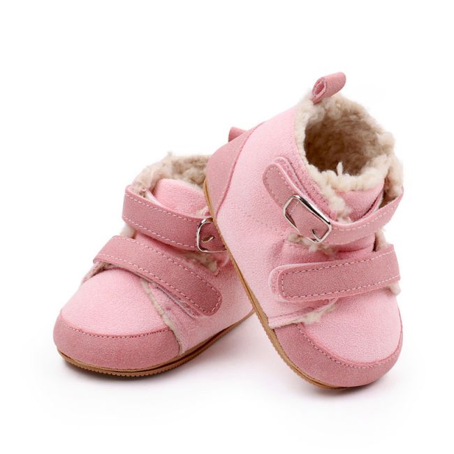 Ghetute imblanite roz - fur (marime disponibila: 3-6 luni (marimea 18 incaltaminte)) mbbmb3120-2-p30.3-6 luni (marimea 18 incaltaminte)