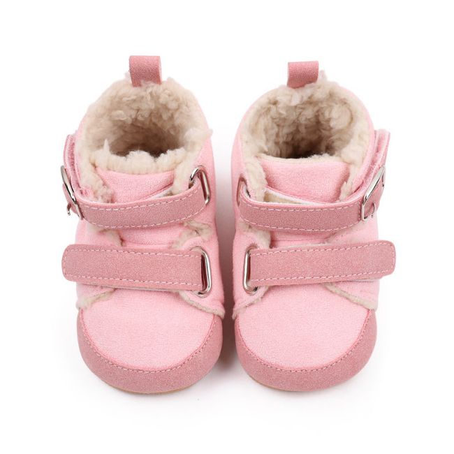 Ghetute imblanite roz - fur (marime disponibila: 3-6 luni (marimea 18 incaltaminte)) mbbmb3120-2-p30.3-6 luni (marimea 18 incaltaminte)