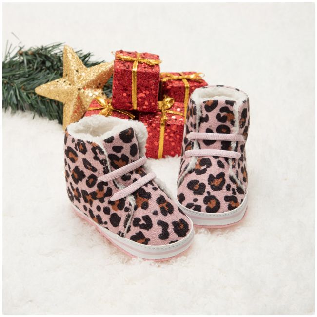 Ghetute roz imblanite cu imprimeu animal print MDzy2066-1-p9