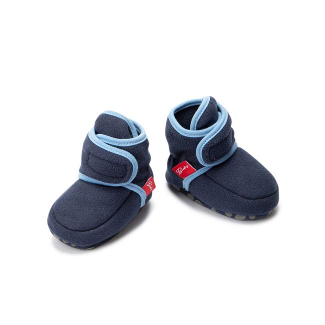 Botosei bleumarine din polar pentru bebelusi LIZYZ1019-3-sa1