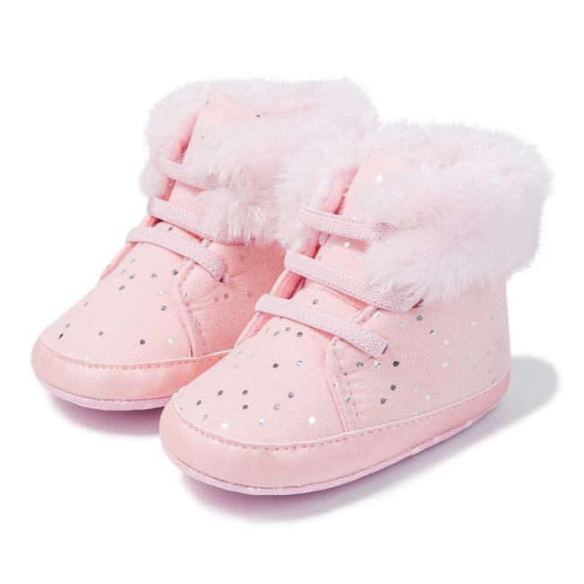 Ghetute roz pentru fetite - shinny (marime disponibila: 6-9 luni (marimea 19 incaltaminte)) mdz2063-1-nw9.6-9 luni (marimea 19 incaltaminte)