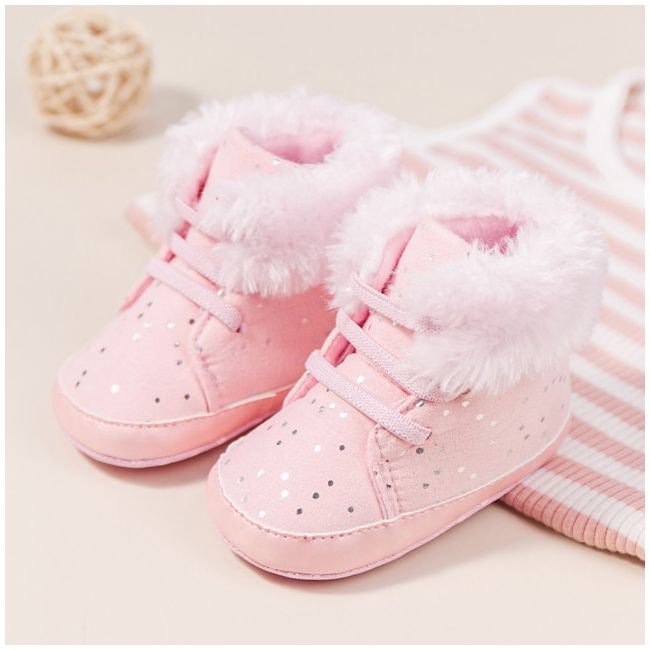 Ghetute roz pentru fetite - shinny (marime disponibila: 6-9 luni (marimea 19 incaltaminte)) mdz2063-1-nw9.6-9 luni (marimea 19 incaltaminte)