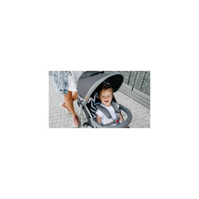 Lionelo - Carucior sport Elia, Cu husa de picioare, Cu plasa de tantari, Conform cu standardul european de securitate EN1888-1, Gri inchis BYNLO-ELIA_GREY_WHITE