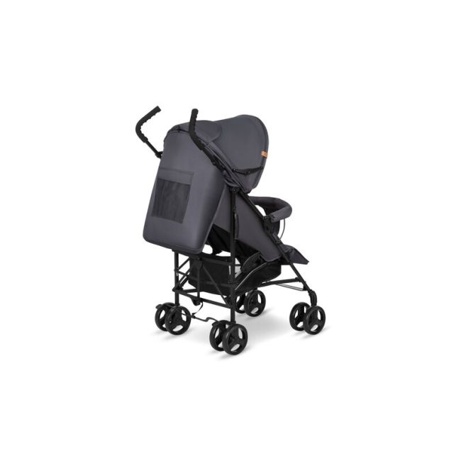 Lionelo - Carucior sport Elia, Cu husa de picioare, Cu plasa de tantari, Conform cu standardul european de securitate EN1888-1, Gri inchis BYNLO-ELIA_GREY_WHITE