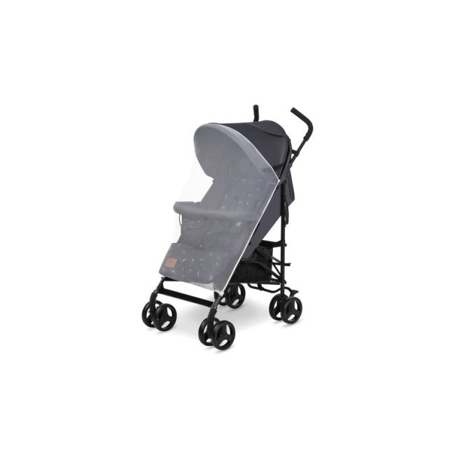 Lionelo - Carucior sport Elia, Cu husa de picioare, Cu plasa de tantari, Conform cu standardul european de securitate EN1888-1, Gri inchis BYNLO-ELIA_GREY_WHITE