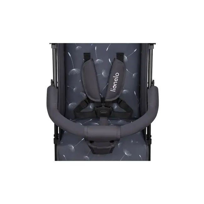 Lionelo - Carucior sport Elia, Cu husa de picioare, Cu plasa de tantari, Conform cu standardul european de securitate EN1888-1, Gri inchis BYNLO-ELIA_GREY_WHITE