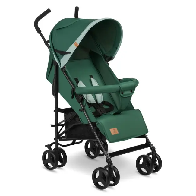 Lionelo - Carucior sport Elia, Cu husa de picioare, Cu plasa de tantari, Conform cu standardul european de securitate EN1888-1, Verde inchis BYNLO-ELIA_GREEN_FOREST