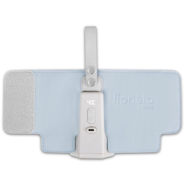 Lionelo - Incalzitor biberoane ThermUp Go Plus, Portabil, Cu aspect elegant, Temperatura constanta pana la 24 h, Incarcare USB, Albastru deschis BYNLOC-THERMUP_GO_PLUS_BLUE_SKY
