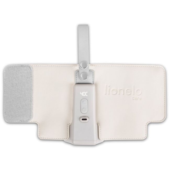 Lionelo - Incalzitor biberoane ThermUp Go Plus, Portabil, Cu aspect elegant, Temperatura constanta pana la 24 h, Incarcare USB, Bej BYNLOC-THERMUP_GO_PLUS_BEIGE_SAND
