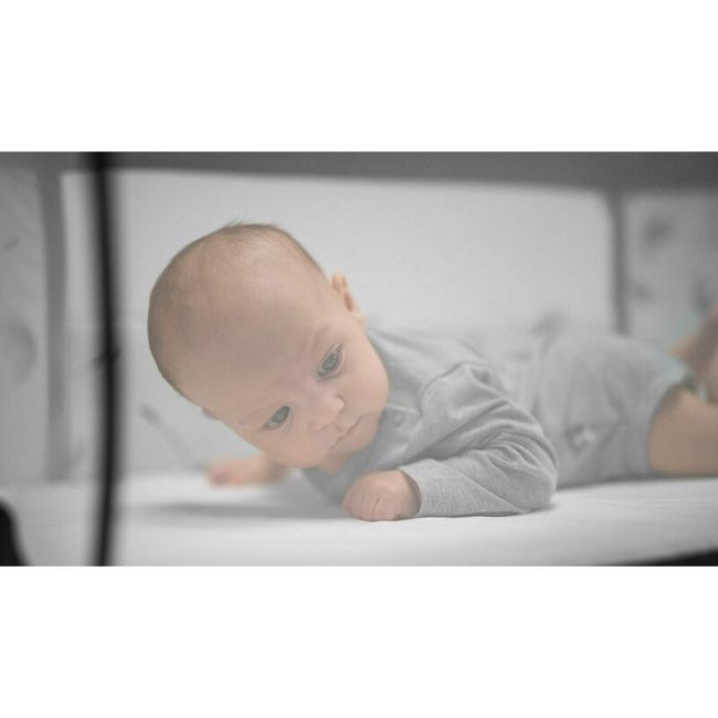 Lionelo - Patut co-sleeper Leonie Plus, Pliabil, Cu sistem de leganare, Cu setare unghiulara, Reglabil in 6 pozitii pe inaltime, Conform cu standardele europeane de securitate EN1130 si EN16890, Gri BYNLO-LEONIE_PLUS_GREY_STONE