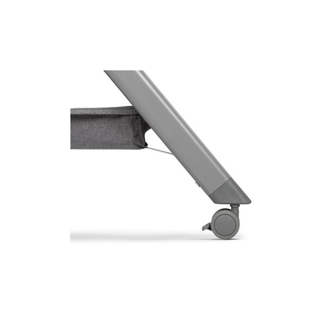 Lionelo - Patut co-sleeper Leonie Plus, Pliabil, Cu sistem de leganare, Cu setare unghiulara, Reglabil in 6 pozitii pe inaltime, Conform cu standardele europeane de securitate EN1130 si EN16890, Gri BYNLO-LEONIE_PLUS_GREY_STONE