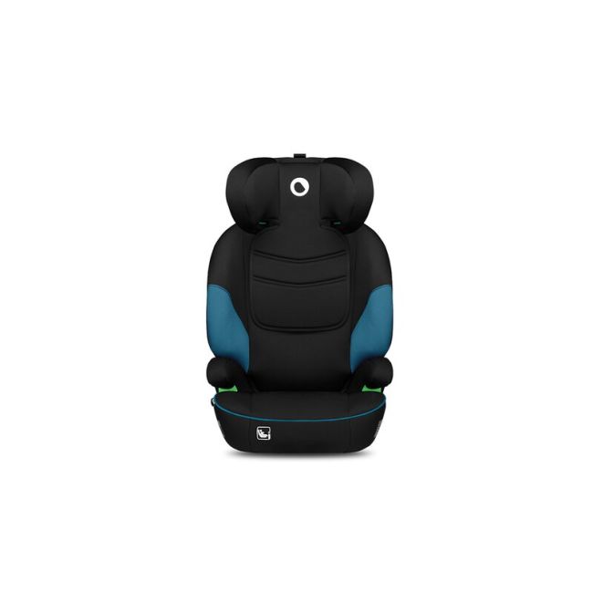 Lionelo - Scaun auto Lars i-Size, Cu tetiera reglabila in 10 pozitii, Cu pozitionare spre sensul de mers, 15-36 Kg, 100-150 cm, Conform cu standardul european de securitate ECE R129/03, Negru/Albastru BYNLO-LARS_I-SIZE_GREEN_TURQUOISE