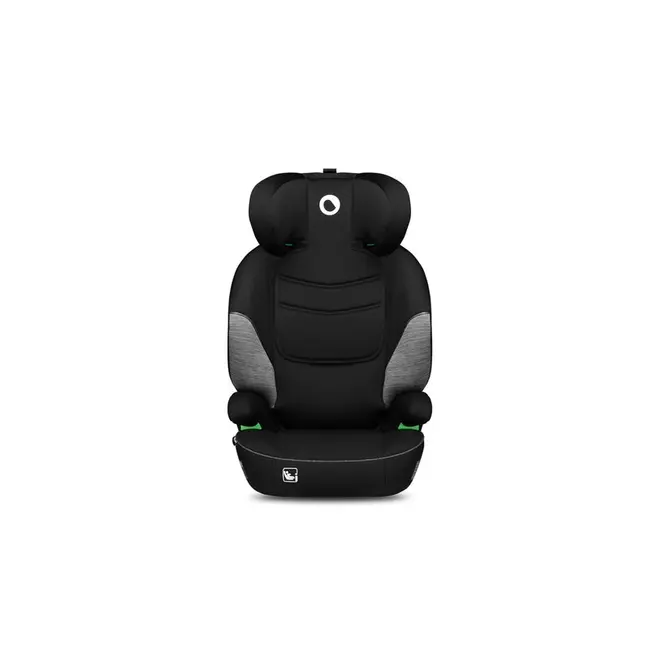Lionelo - Scaun auto Lars i-Size, Cu tetiera reglabila in 10 pozitii, Cu pozitionare spre sensul de mers, 15-36 Kg, 100-150 cm, Conform cu standardul european de securitate ECE R129/03, Negru/Gri BYNLO-LARS_I-SIZE_BLACK_GREY