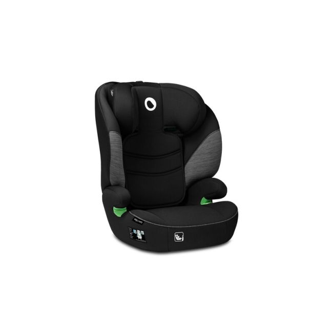 Lionelo - Scaun auto Lars i-Size, Cu tetiera reglabila in 10 pozitii, Cu pozitionare spre sensul de mers, 15-36 Kg, 100-150 cm, Conform cu standardul european de securitate ECE R129/03, Negru/Gri BYNLO-LARS_I-SIZE_BLACK_GREY