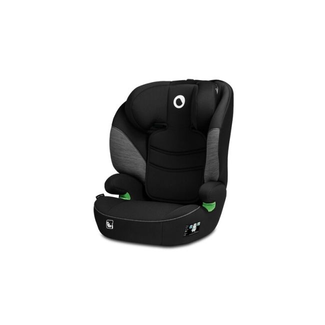 Lionelo - Scaun auto Lars i-Size, Cu tetiera reglabila in 10 pozitii, Cu pozitionare spre sensul de mers, 15-36 Kg, 100-150 cm, Conform cu standardul european de securitate ECE R129/03, Negru/Gri BYNLO-LARS_I-SIZE_BLACK_GREY