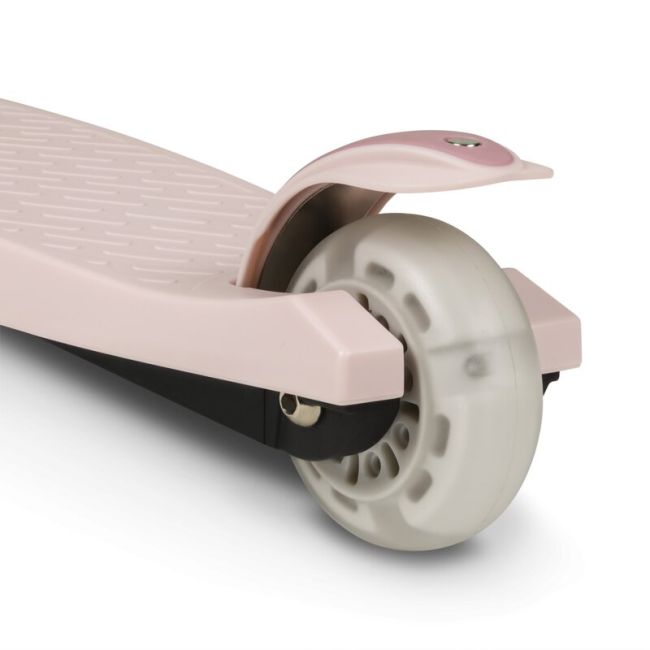 Lionelo - Trotineta pentru copii, Jessy, Pliabila, Pana la 50 Kg, Cu design ergonomic, Cu lumini LED, 56 x 26 x 67-82 cm, 3 ani+, Roz BYNLOE-JESSY_PINK_ROSE