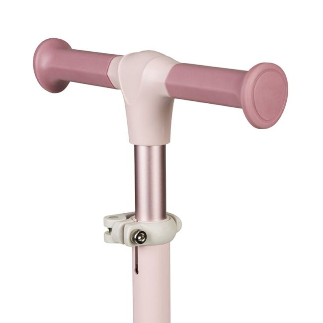 Lionelo - Trotineta pentru copii, Jessy, Pliabila, Pana la 50 Kg, Cu design ergonomic, Cu lumini LED, 56 x 26 x 67-82 cm, 3 ani+, Roz BYNLOE-JESSY_PINK_ROSE