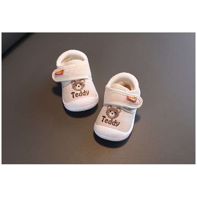 Pantofi imblaniti in carouri crem - Teddy MDBY2329-3-sa45