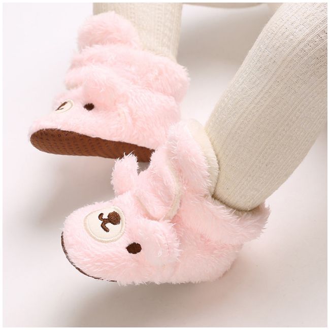 Cizmulite roz din blanita - Ursulet LIC-770-2-sa30