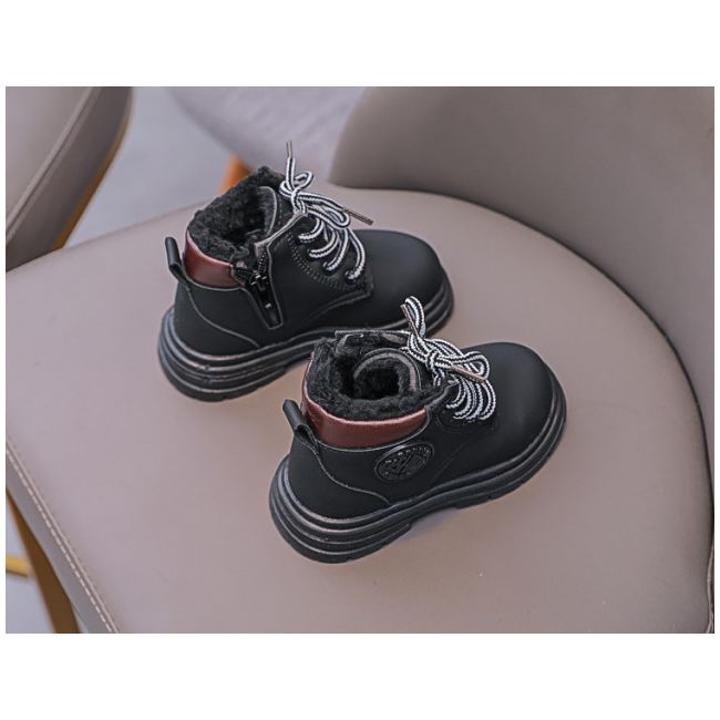 Ghete imblanite negre - fashion (marime disponibila: marimea 24) mbfl333-2-de4.marimea 24