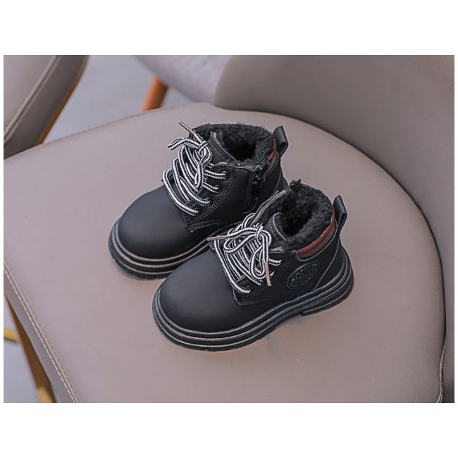 Ghete imblanite negre - fashion (marime disponibila: marimea 24) mbfl333-2-de4.marimea 24