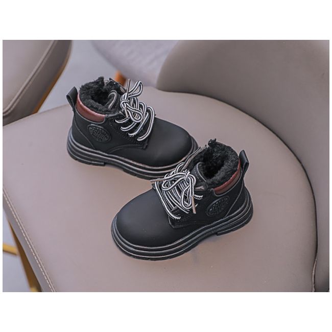 Ghete imblanite negre - fashion (marime disponibila: marimea 24) mbfl333-2-de4.marimea 24