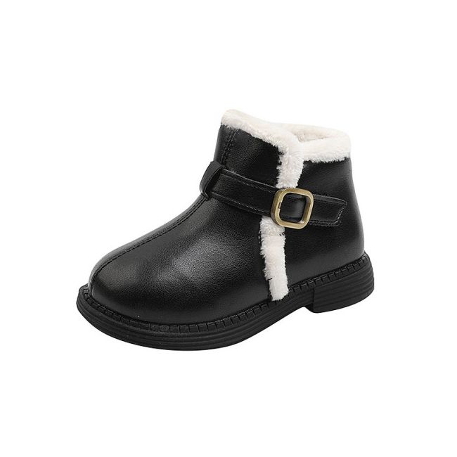 Ghete negre imblanite, pentru copii MB1019-1-DE2