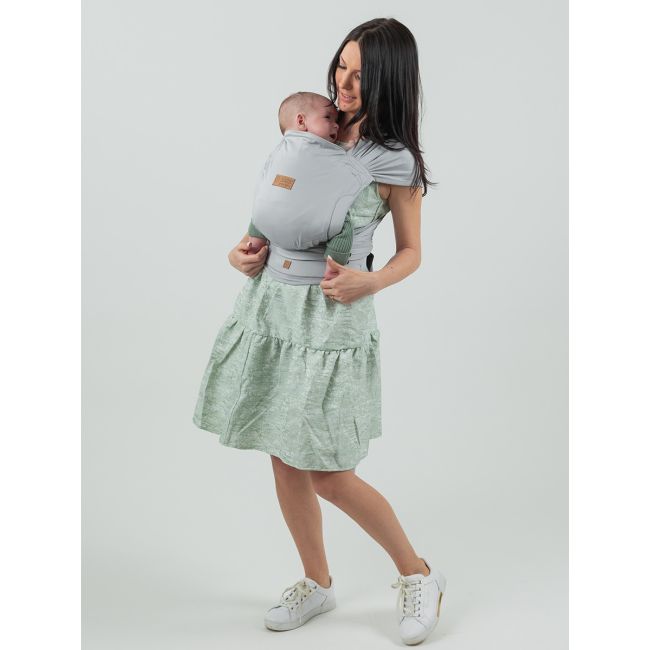 Marsupiu isara quicktie pearl grey