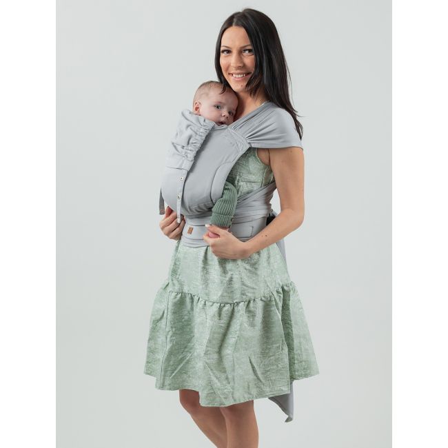 Marsupiu isara quicktie pearl grey