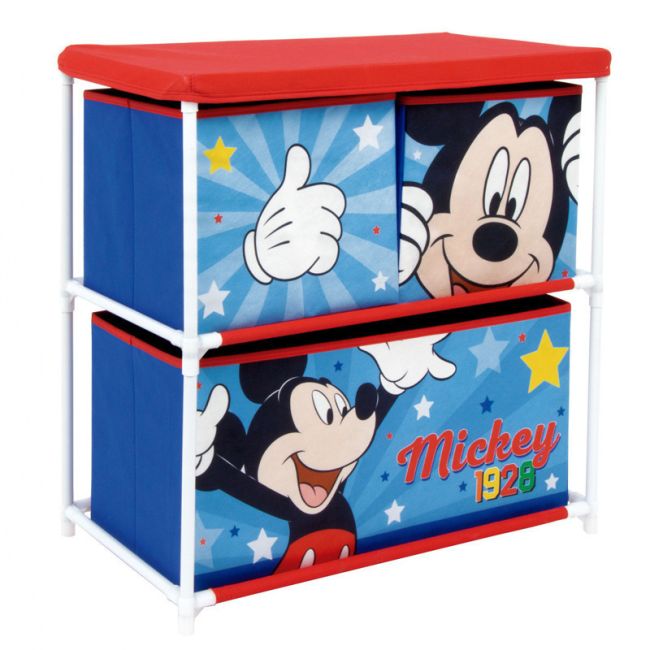 Organizator pentru jucarii cu structura metalica Mickey Mouse BBXWD14918