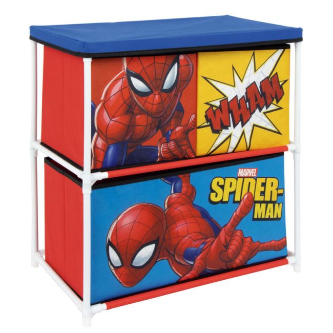 Organizator pentru jucarii cu structura metalica Spiderman BBXSM15225