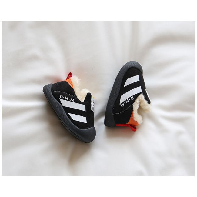 Pantofi negri imblaniti - Stripes LIHYW17-2-sa50