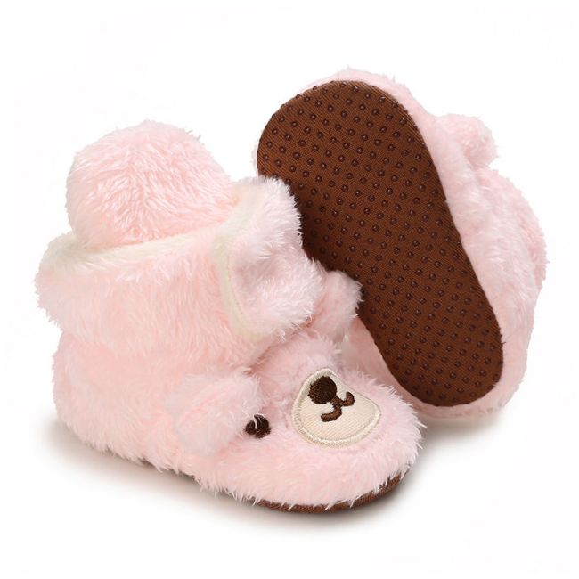 Cizmulite roz din blanita - Ursulet LIC-770-2-sa30