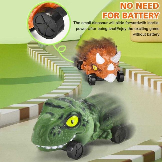 Lansatorul pentru Masinute Dinozaur LG Imports LG3253 BBJLG3253_Verde