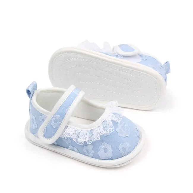 Pantofiori bleu cu floricele brodate LIBP3110-2-cd4
