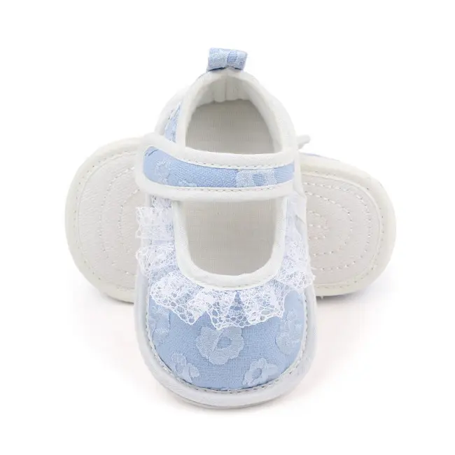 Pantofiori bleu cu floricele brodate LIBP3110-2-cd4