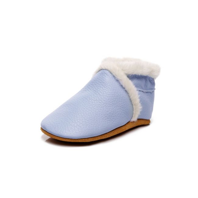 Pantofiori bleu imblaniti pentru fetite - Lulu LIXH00269-3-p34