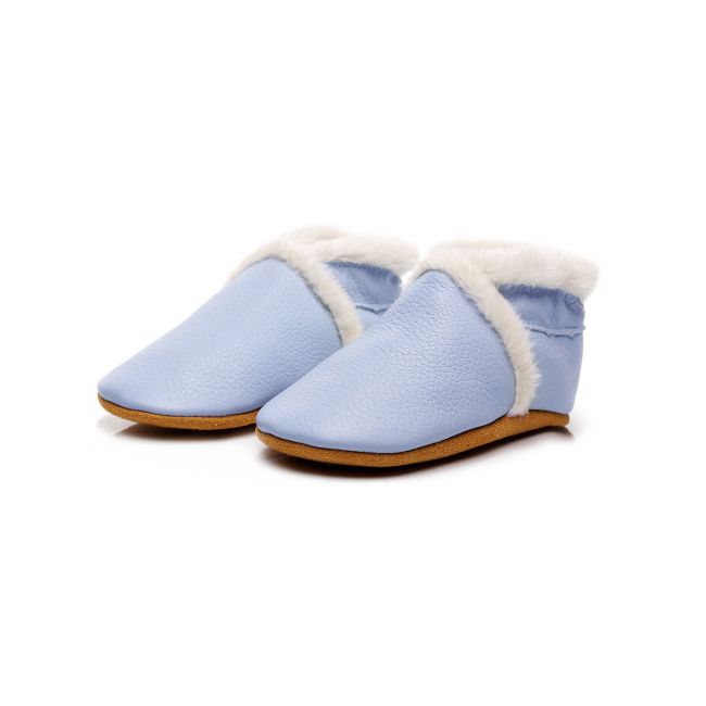 Pantofiori bleu imblaniti pentru fetite - Lulu LIXH00269-3-p34