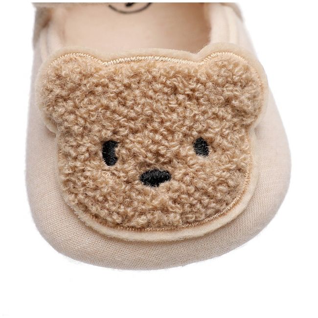 Pantofiori crem pentru fetite - Ursulet LINJ013-2-sa5