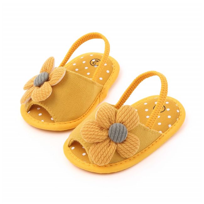 Pantofiori decupati galbeni cu margareta si bentite asortate LI1938C-21-p01
