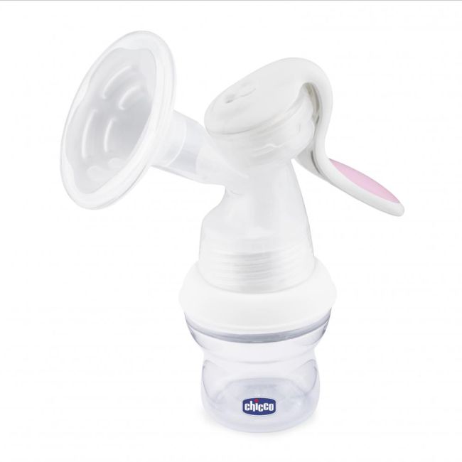 Pompa de san Chicco Natural Feeling cu clapeta si adaptor CHC0574000-7
