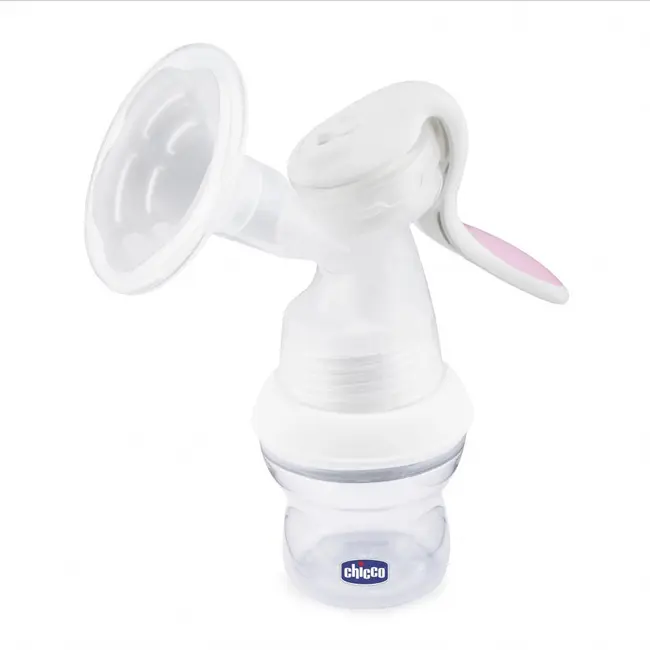 Pompa de san Chicco Natural Feeling cu clapeta si adaptor CHC0574000-7