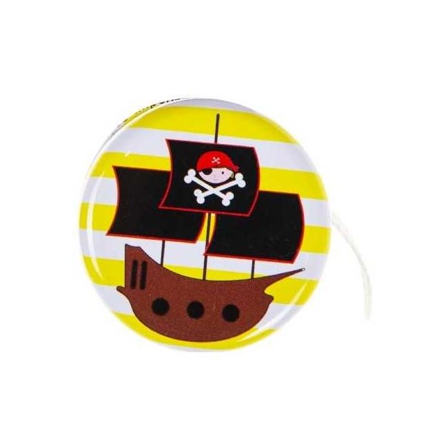 Yo-Yo metalic Pirat diametru 5 cm LG Imports LG4306 BBJLG4306_Galben