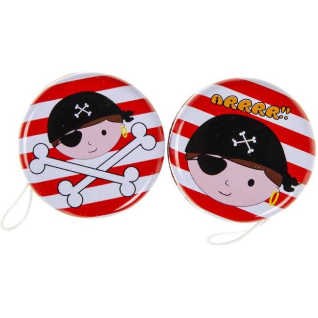 Yo-Yo metalic Pirat diametru 5 cm LG Imports LG4306 BBJLG4306_Rosu