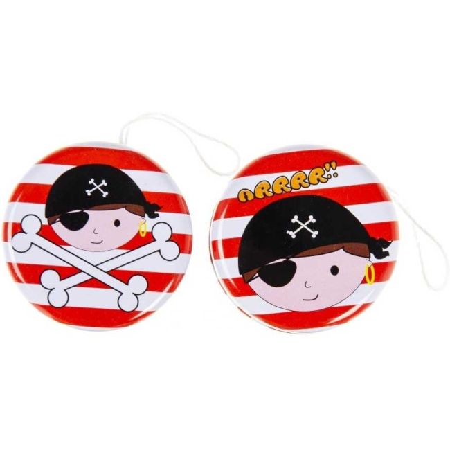 Yo-Yo metalic Pirat diametru 5 cm LG Imports LG4306 BBJLG4306_Rosu