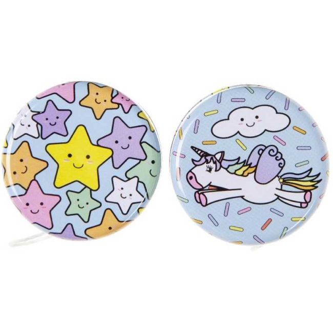 Yo-Yo metalic Unicorn diametru 5 cm LG Imports LG4307 BBJLG4307_Albastru