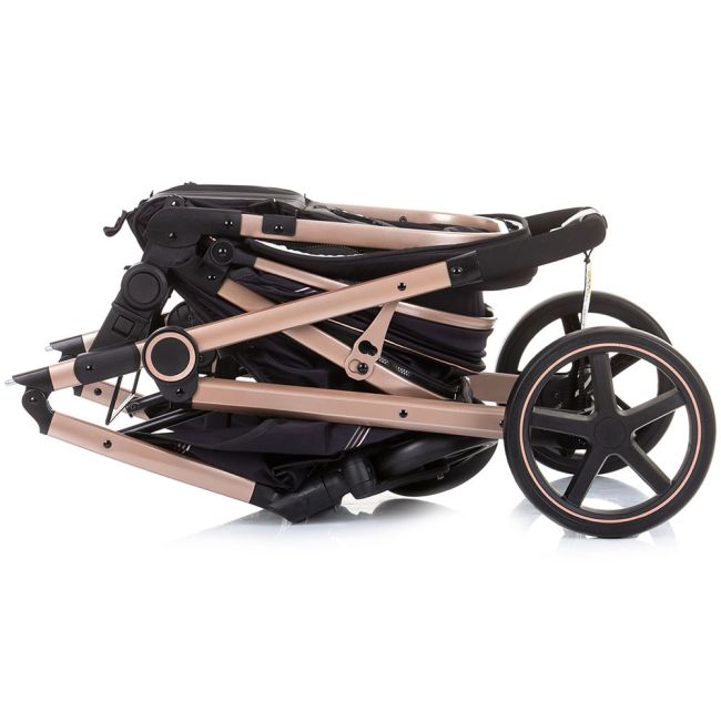 Carucior chipolino misty 2 in 1 pure black hubkkmt02305pb